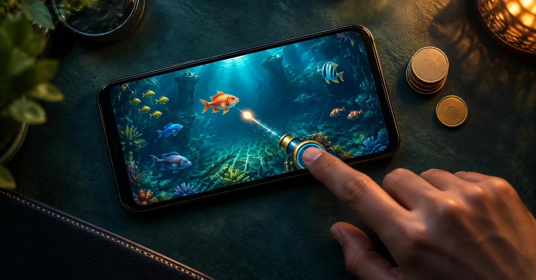 Illustration for Fishing Game Controls and First Round: How Each Shot Changes Your Balance